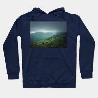 the green hills of Hawaii Hoodie